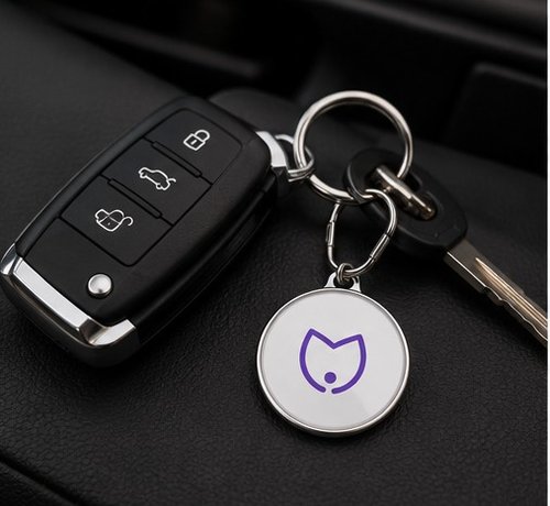Silncy button on a car keyring